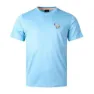 Paul Smith TShirt SS Slim Fit B&W Zebra, Light blau, L