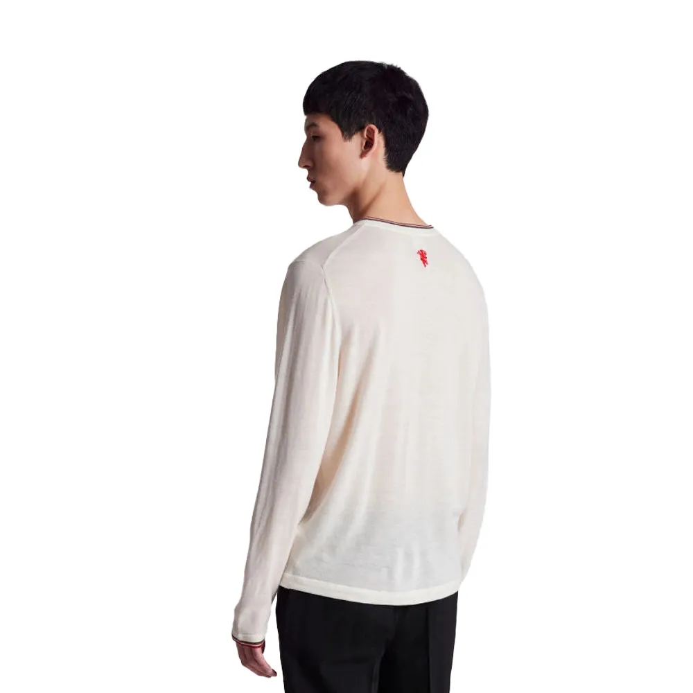 Paul Smith x Manchester United Merino Sweater, Weiß, S Paul Smith x Manchester United Merino Sweater, Weiß, S