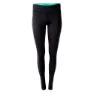 Peak Fw37002 Leggings, Black / cyanine blue