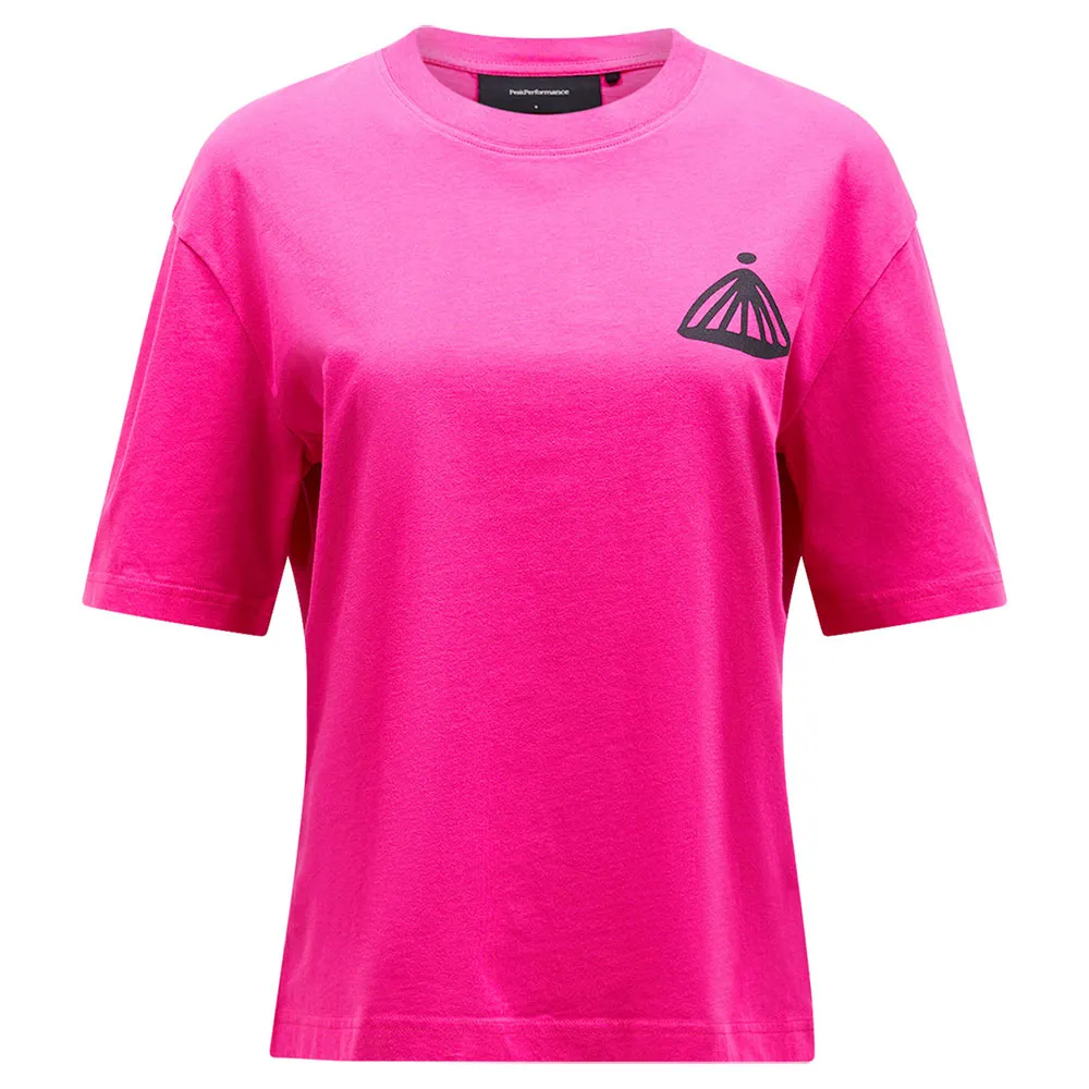 PeakPerformance Graphic Kurzarm-t-shirt, Beet purple PeakPerformance Graphic Kurzarm-t-shirt, Beet purple