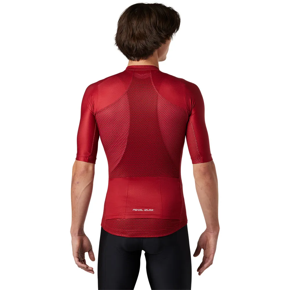 PEARL iZUMi Pro Mesh Kurzarm-radtrikot, Red dahlia, M