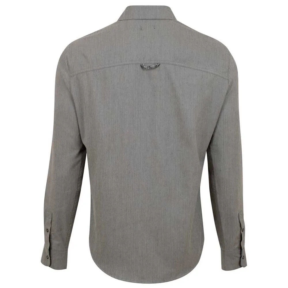 PEARL iZUMi Rove Flannel Langarmhemd, Smoke grey / stone weave, XXL PEARL iZUMi Rove Flannel Langarmhemd, Smoke grey / stone weave, XXL