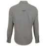 PEARL iZUMi Rove Flannel Langarmhemd, Smoke grey / stone weave, XXL