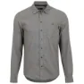 PEARL iZUMi Rove Flannel Langarmhemd, Smoke grey / stone weave, XXL