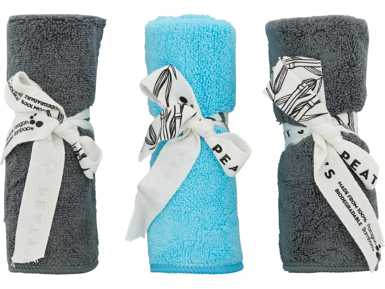 Peaty's Bamboo Bicycle Cleaning Cloths Reinigungstücher 3er-Set, One_size