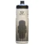 Peaty's Fidlock Lockin 600ml Trinkflasche, Clear black, One Size