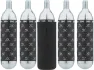 Peaty's Holeshot CO2 Cartridge Ersatzkartuschen 25 g - 5 Stück, Black / silver, 25g