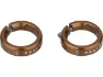Peaty's Monarch Grips Klemmringe, Schwarz
