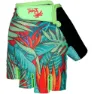 Pedal Palms Bird Of Paradise Kurze Handschuhe, Green / beige