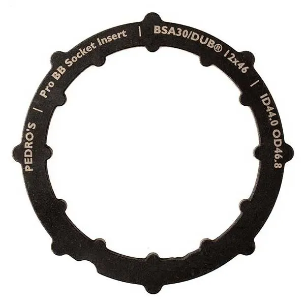 Pedros Bsa30/dub Lagerpressadapter, Black, 12 x 46mm Pedros Bsa30/dub Lagerpressadapter, Black, 12 x 46mm