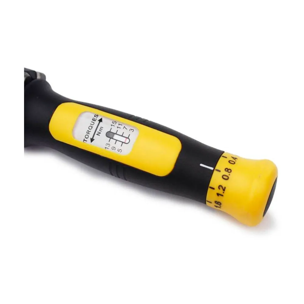 Pedros Demi Torque Wrench Ii + Bit Set Werkzeug, Black / yellow, One Size Pedros Demi Torque Wrench Ii + Bit Set Werkzeug, Black / yellow, One Size