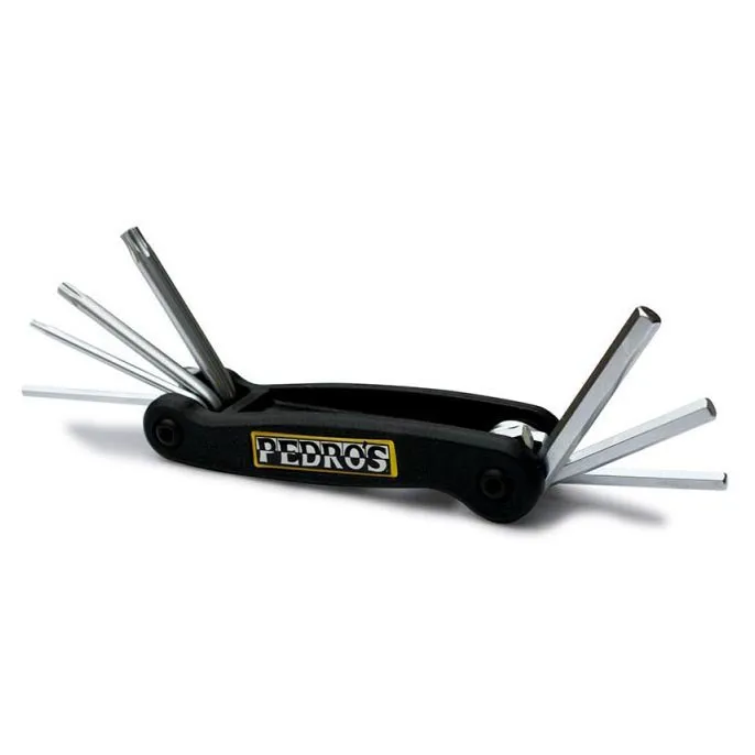 Pedros Folding Hex Multitool, Black, One Size Pedros Folding Hex Multitool, Black, One Size