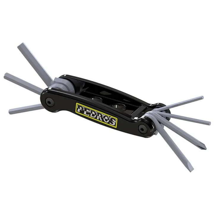 Pedros Folding Hex/screwdriver Multitool, Black, One Size Pedros Folding Hex/screwdriver Multitool, Black, One Size