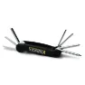 Pedros Folding Hex/screwdriver Multitool, Black, One Size