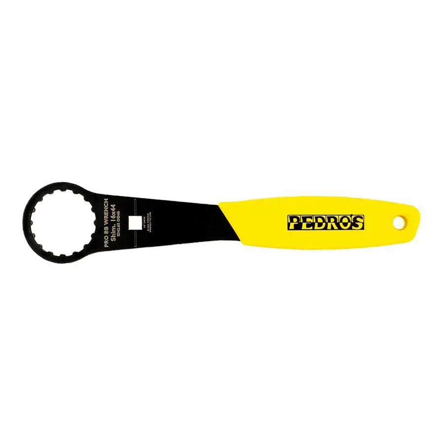 Pedros Integrated Ii 16x44 Mm Tretlagerwerkzeug, Black / yellow, One Size Pedros Integrated Ii 16x44 Mm Tretlagerwerkzeug, Black / yellow, One Size