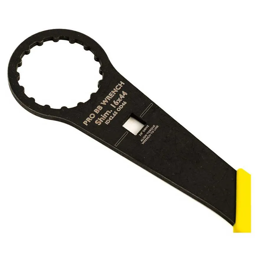 Pedros Integrated Ii 16x44 Mm Tretlagerwerkzeug, Black / yellow, One Size Pedros Integrated Ii 16x44 Mm Tretlagerwerkzeug, Black / yellow, One Size