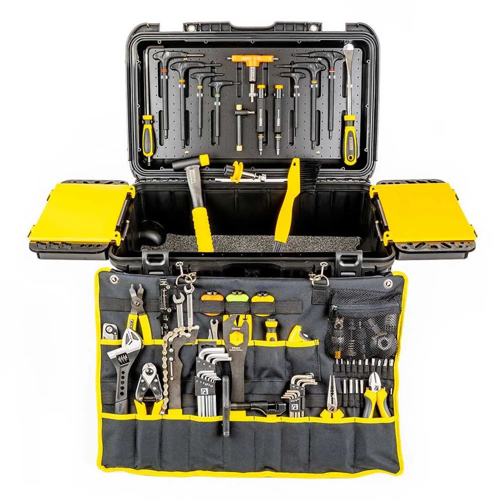 Pedros Master 4.0 Werkzeugkasten, Black / yellow, One Size Pedros Master 4.0 Werkzeugkasten, Black / yellow, One Size