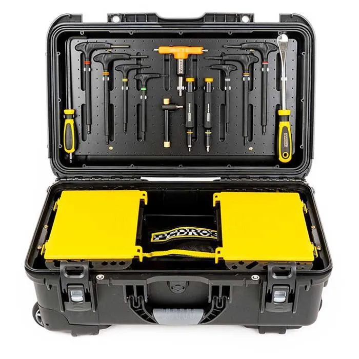 Pedros Master 4.0 Werkzeugkasten, Black / yellow, One Size Pedros Master 4.0 Werkzeugkasten, Black / yellow, One Size
