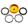 Pedros Pro 5 Adapters Tretlagergehäuse, Gold, One Size