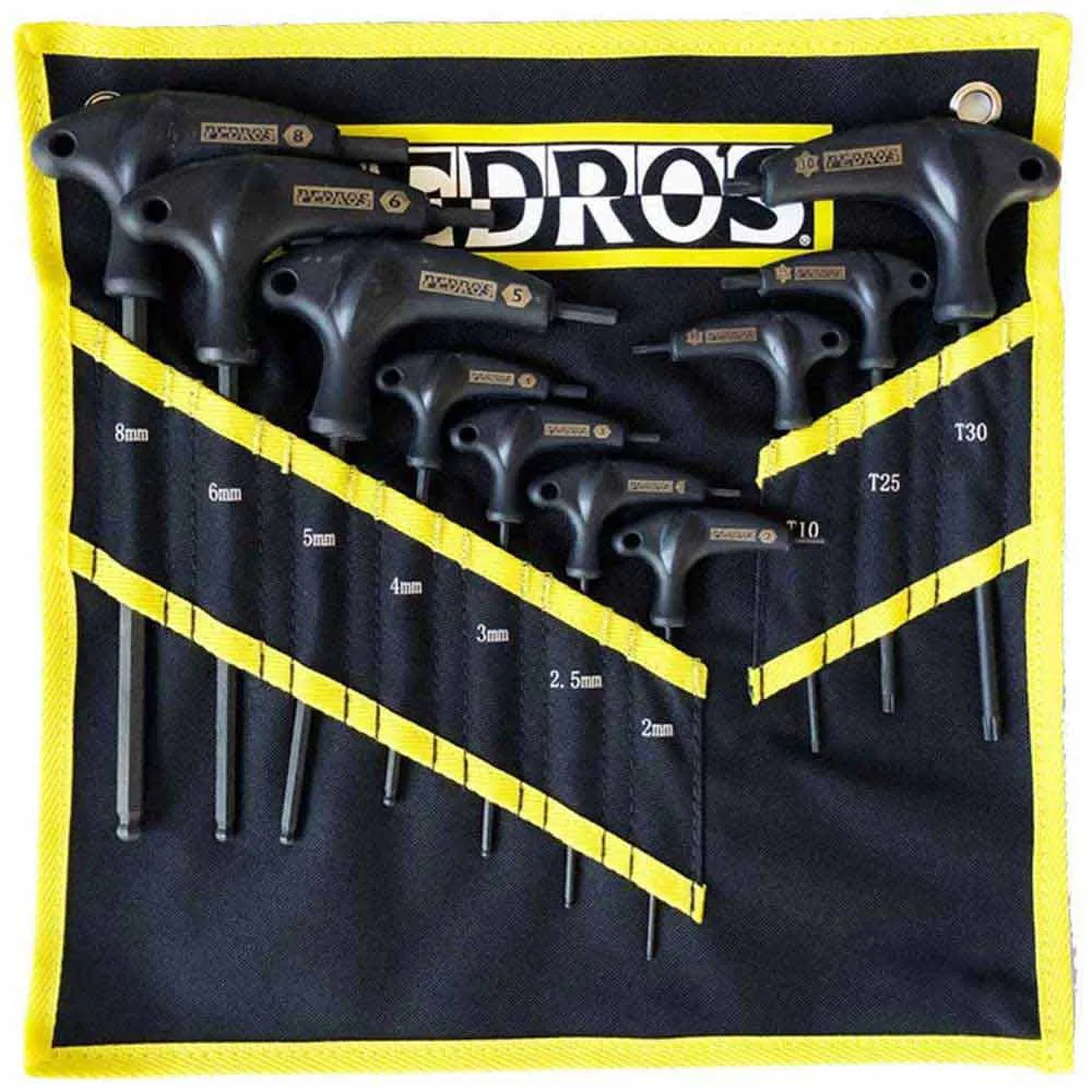 Pedros Pro Torx&hex 10 Pieces Set Werkzeug, Black, One Size Pedros Pro Torx&hex 10 Pieces Set Werkzeug, Black, One Size