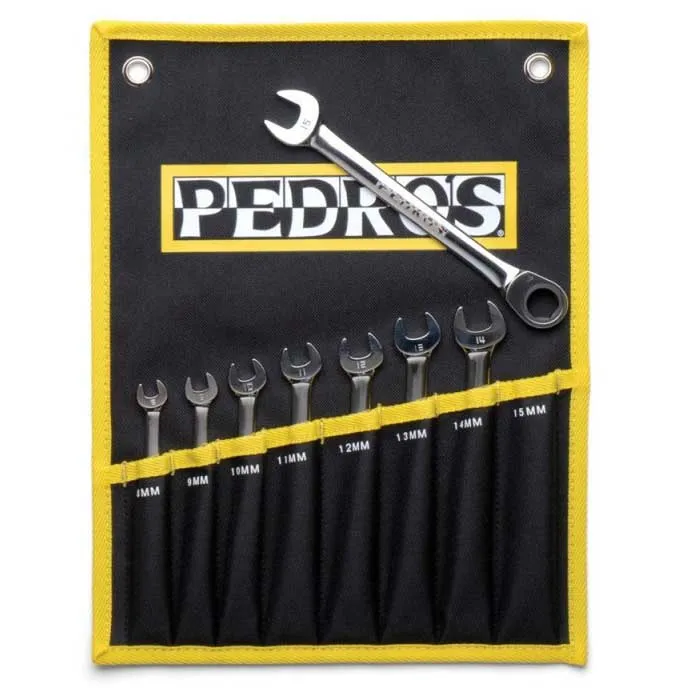 Pedros Ratch Combo Wrench Set Werkzeug, Silver, One Size Pedros Ratch Combo Wrench Set Werkzeug, Silver, One Size