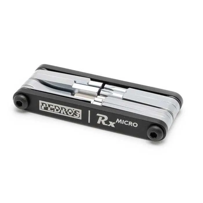 Pedros Rx Micro-10 Multitool, Black / silver, One Size Pedros Rx Micro-10 Multitool, Black / silver, One Size