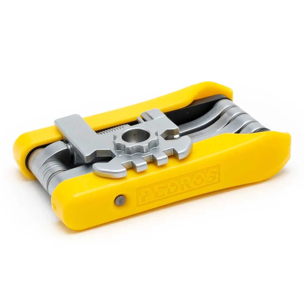 Pedros Rx Micro-21 Multitool, Yellow / silver, One Size Pedros Rx Micro-21 Multitool, Yellow / silver, One Size