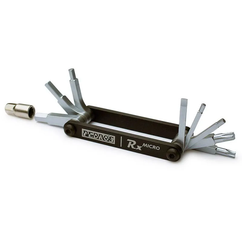 Pedros Rx Micro 6 Multitool, Black, One Size Pedros Rx Micro 6 Multitool, Black, One Size