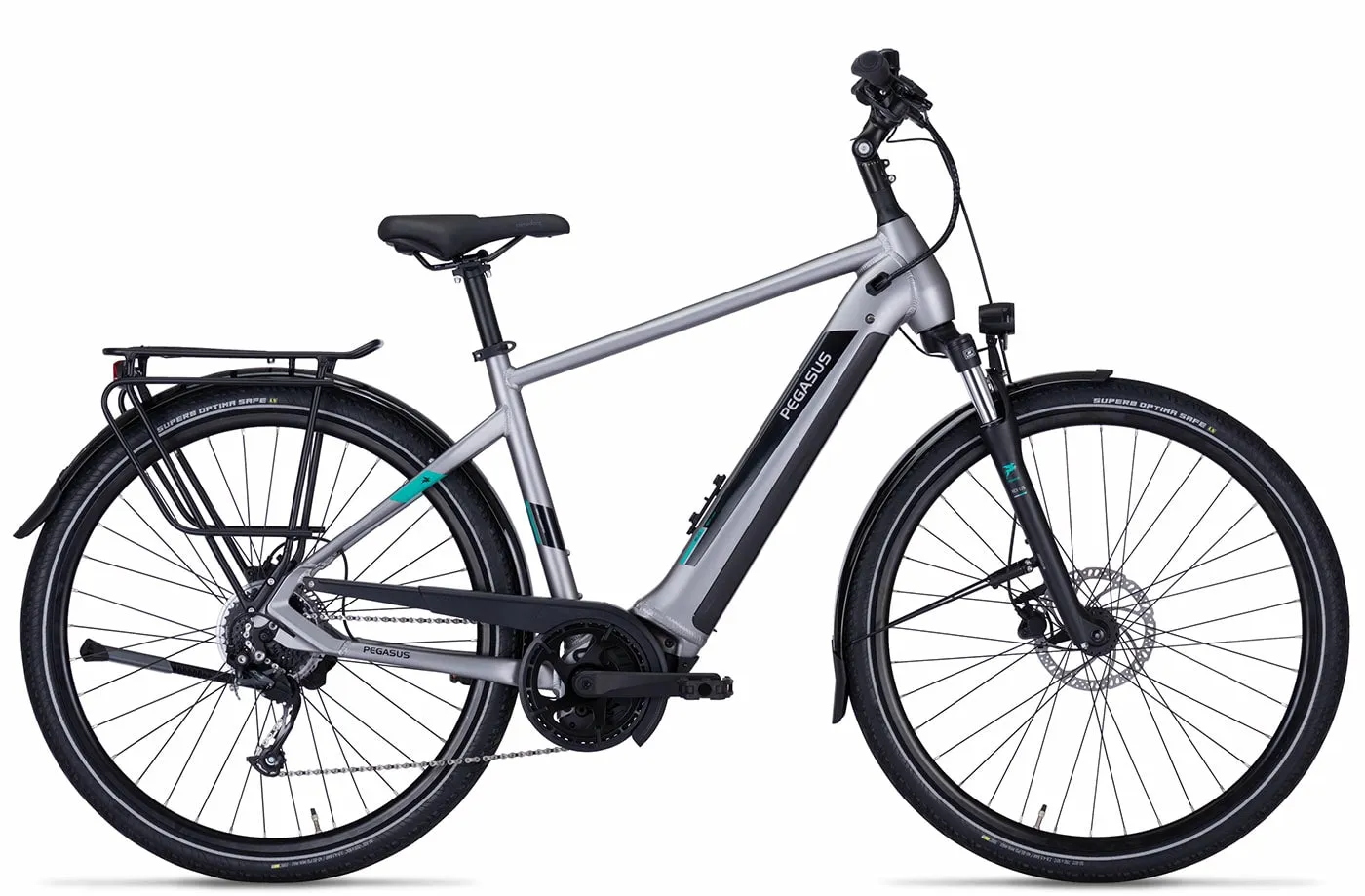 Pegasus Evo CX 750 - 28 Zoll 750Wh 9K Diamant, Silber, 45cm Pegasus Evo CX 750 - 28 Zoll 750Wh 9K Diamant, Silber, 45cm