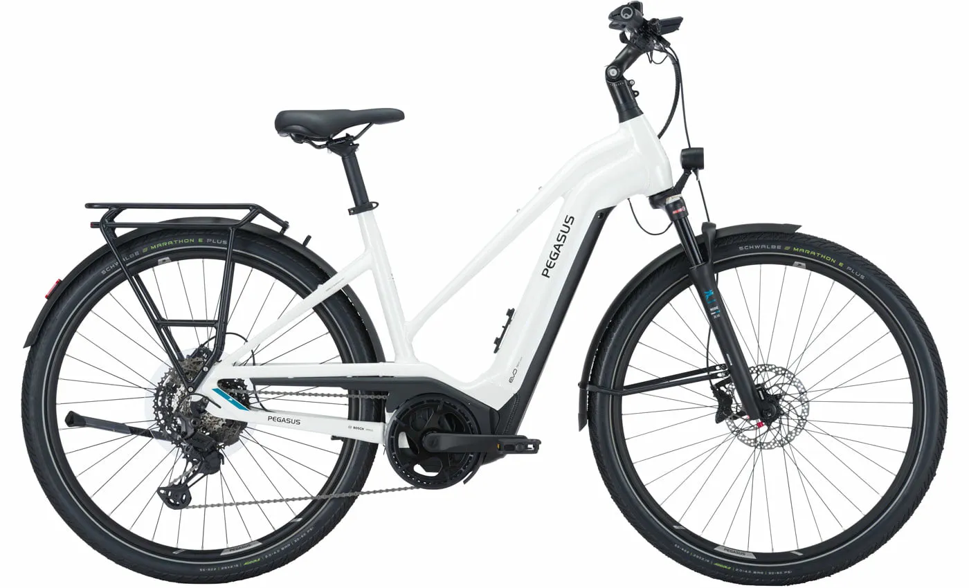 Pegasus Premio Evo 11 Lite - 28 Zoll 750Wh 11K Trapez, Weiss, L
