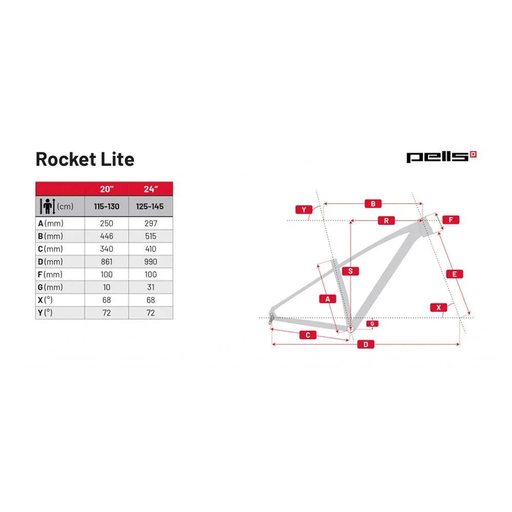 Pells Rocket Lite 24´´ Tektro Rd-m350 2024 Mountainbike Pells Rocket Lite 24´´ Tektro Rd-m350 2024 Mountainbike