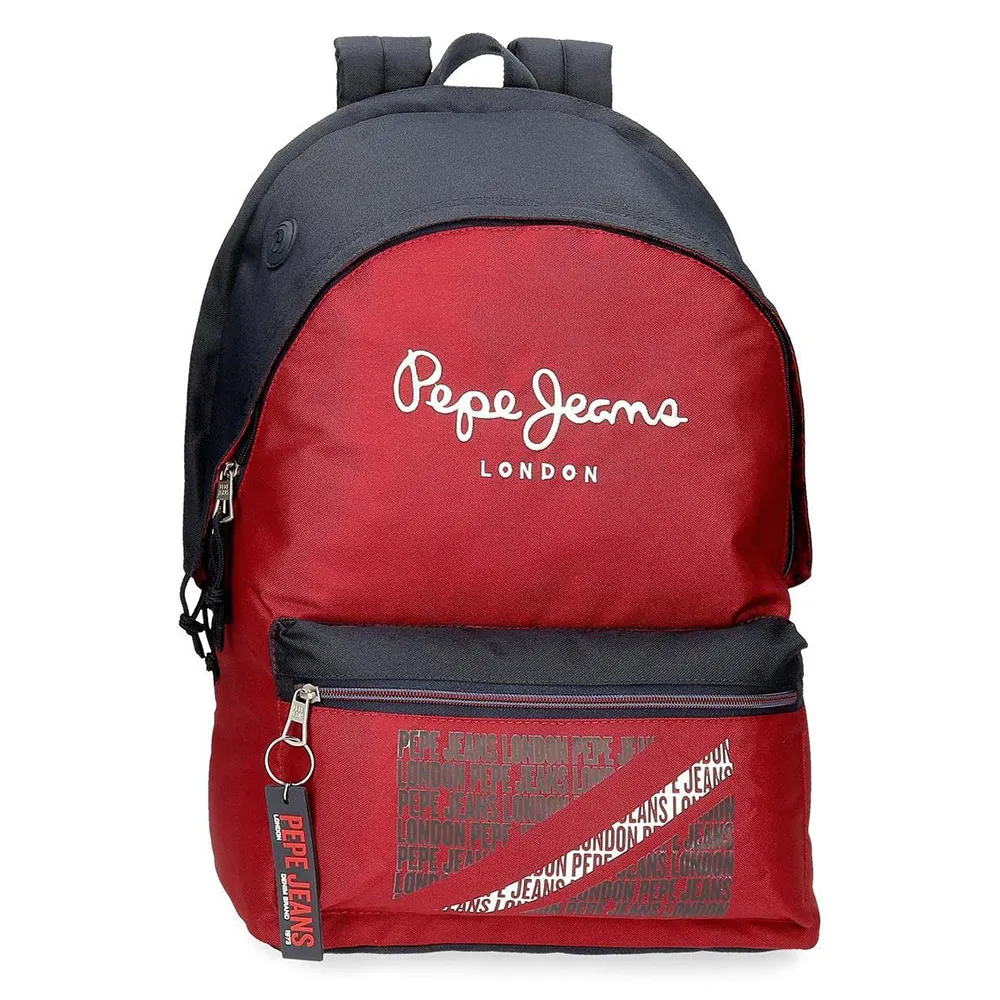 Pepe Jeans Adapt. Clark 24l Rucksack, Red Pepe Jeans Adapt. Clark 24l Rucksack, Red