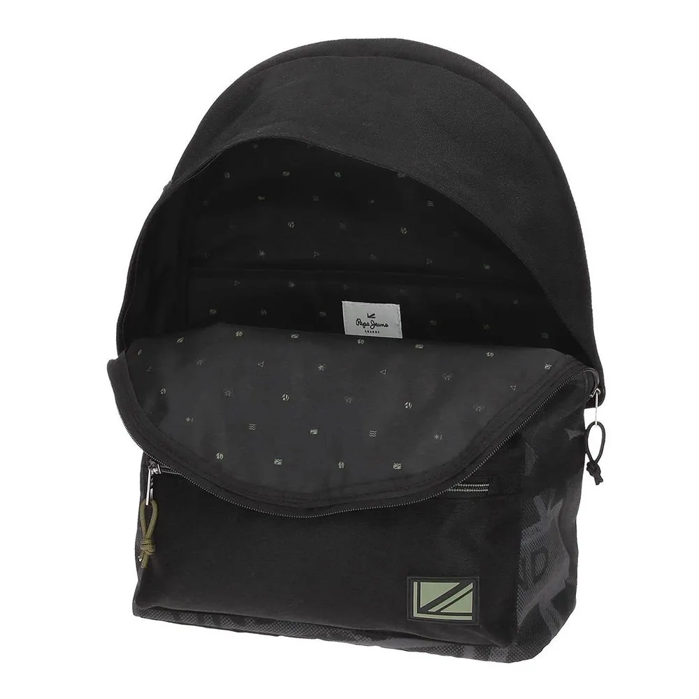 Pepe Jeans Adapt. Davis 44 Cm 20l Rucksack, Black Pepe Jeans Adapt. Davis 44 Cm 20l Rucksack, Black