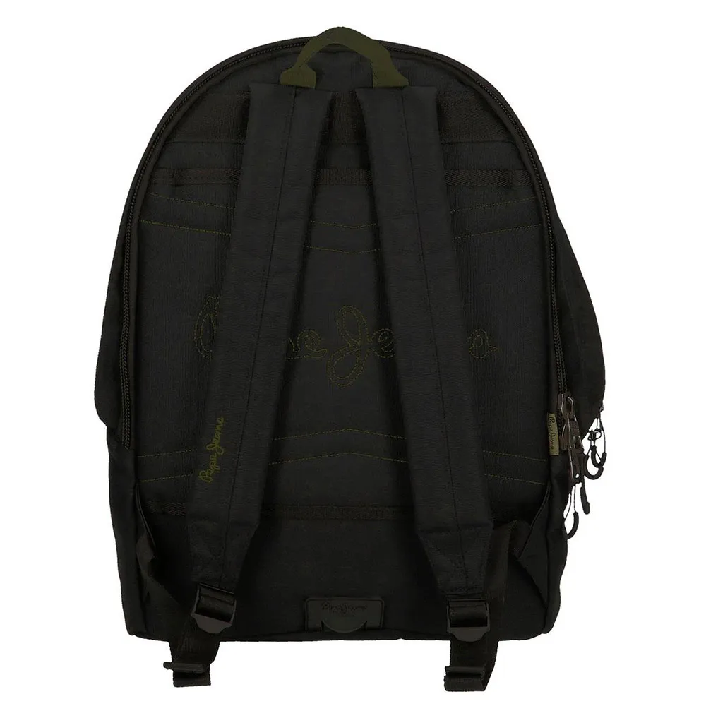 Pepe Jeans Adapt. Luca 44 Cm 24l Rucksack, Black