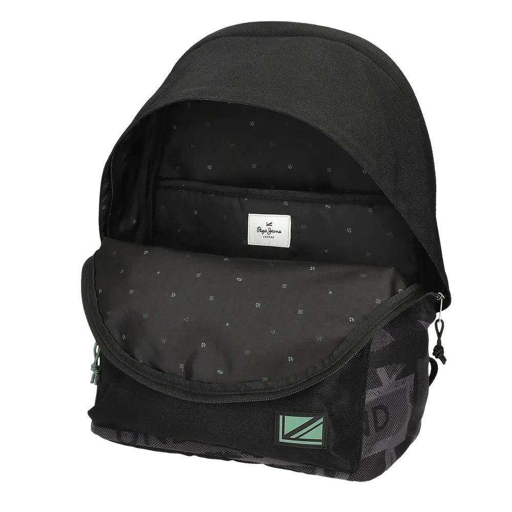 Pepe Jeans Davis 44 Cm 20l Rucksack, Black Pepe Jeans Davis 44 Cm 20l Rucksack, Black