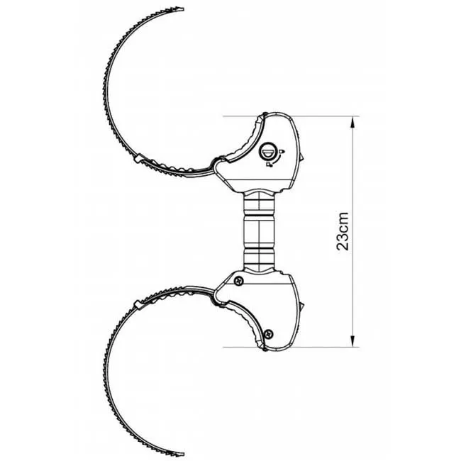 Peruzzo 694 Qtn Arm, Black, One Size Peruzzo 694 Qtn Arm, Black, One Size