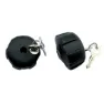 Peruzzo Anti-theft Knobs With Set Schlüssel, Black, One Size