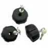 Peruzzo Ersatzschlüssel 3 Einheiten, Black, One Size