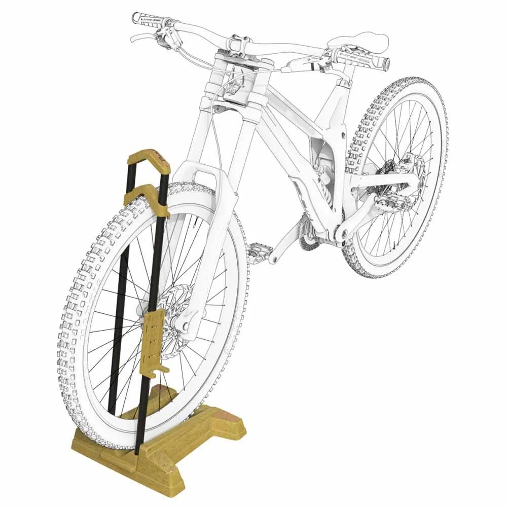 Peruzzo Lybra Eco Bamboo 20-29´´ Fahrradständer, Black / bamboo, One Size Peruzzo Lybra Eco Bamboo 20-29´´ Fahrradständer, Black / bamboo, One Size