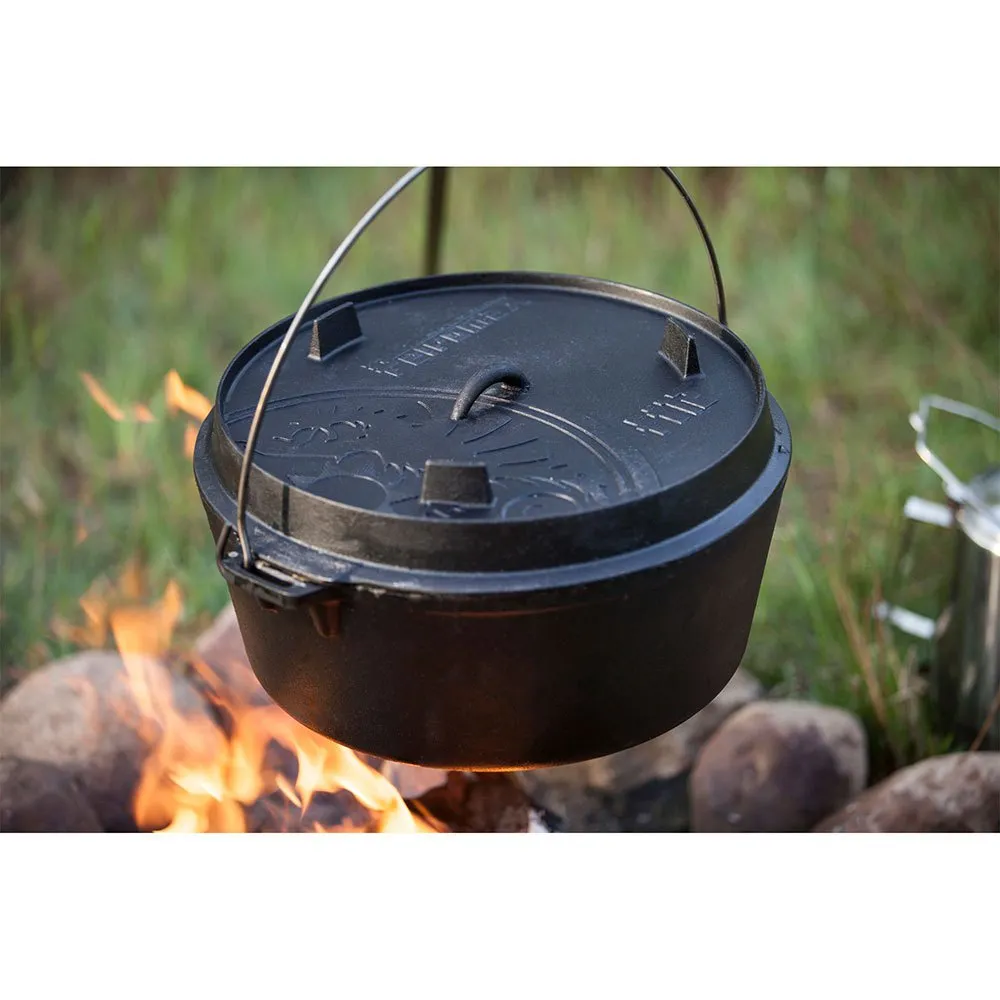 Petromax Holländischer Ofen Mit Flachem Boden 12l, Black, One Size Petromax Holländischer Ofen Mit Flachem Boden 12l, Black, One Size