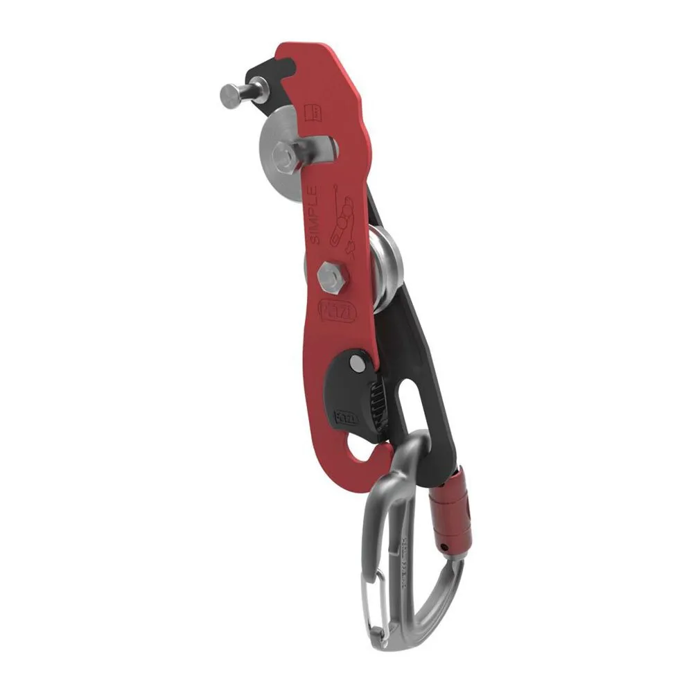 Petzl Abseilgerät, Red / black, One Size Petzl Abseilgerät, Red / black, One Size