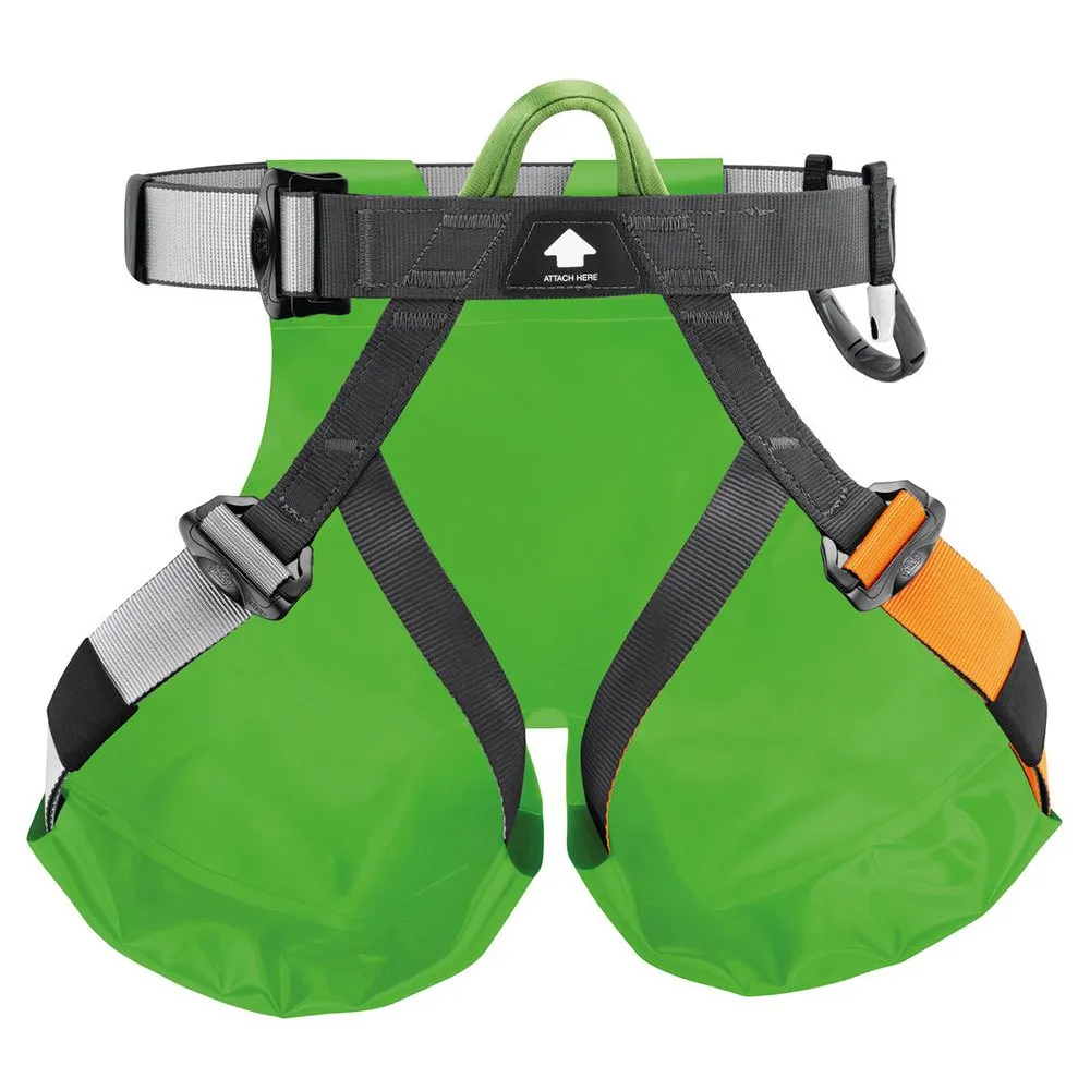 Petzl Club Canyoning-gurt, Black / green, One Size Petzl Club Canyoning-gurt, Black / green, One Size