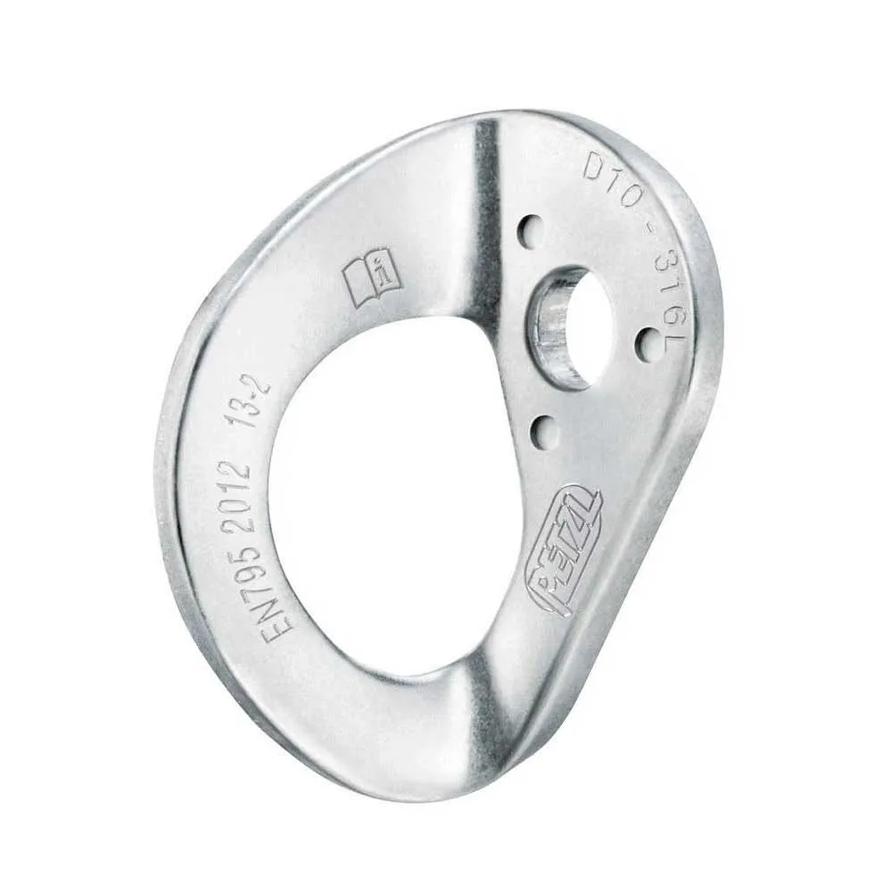 Petzl Coeur Stainless 10 Mm Bohrhakenlasche 20 Einheiten, Grey, One Size