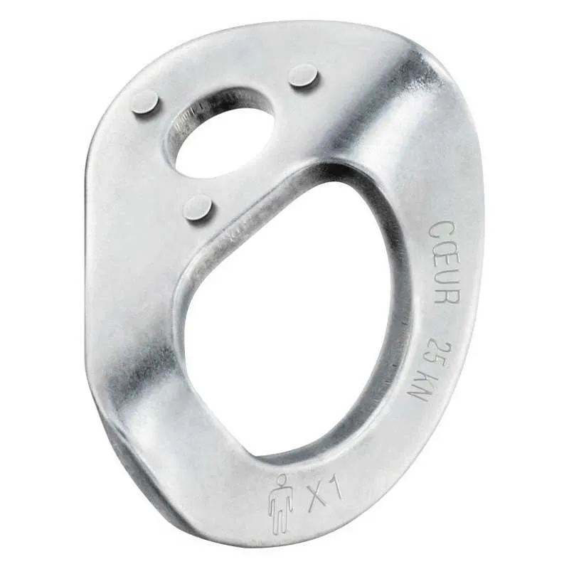 Petzl Coeur Stainless 12 Mm Bohrhakenlasche 20 Einheiten, Grey, One Size Petzl Coeur Stainless 12 Mm Bohrhakenlasche 20 Einheiten, Grey, One Size