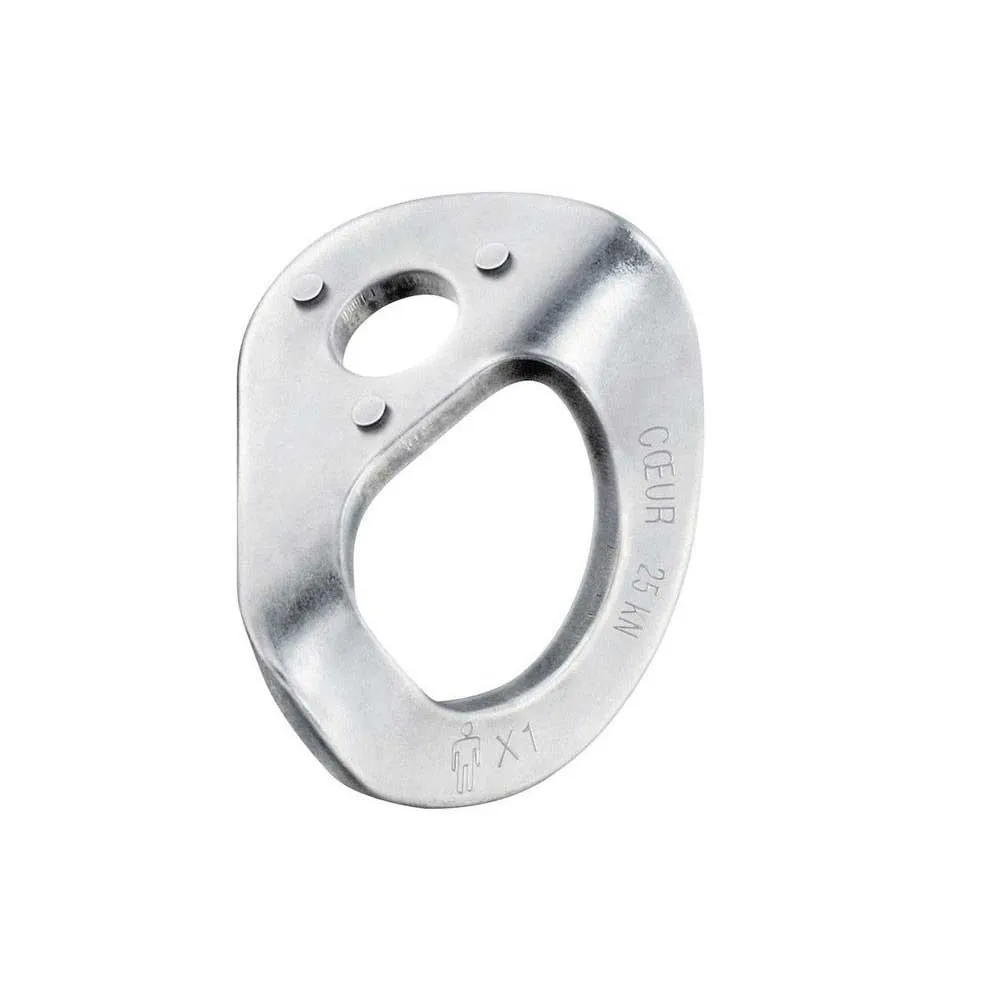 Petzl Coeur Steel 12 Mm Bohrhakenlasche 20 Einheiten, Grey, One Size Petzl Coeur Steel 12 Mm Bohrhakenlasche 20 Einheiten, Grey, One Size