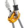 Petzl Evolv Adjust Positioning Sicherungsgerät, Grey / orange, 15-150cm
