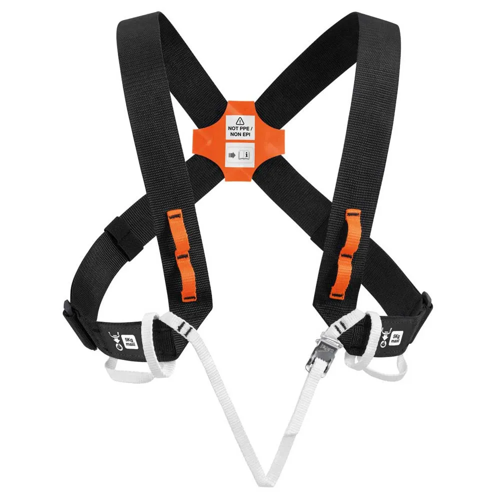 Petzl Explo Brustgurt, Black, One Size Petzl Explo Brustgurt, Black, One Size