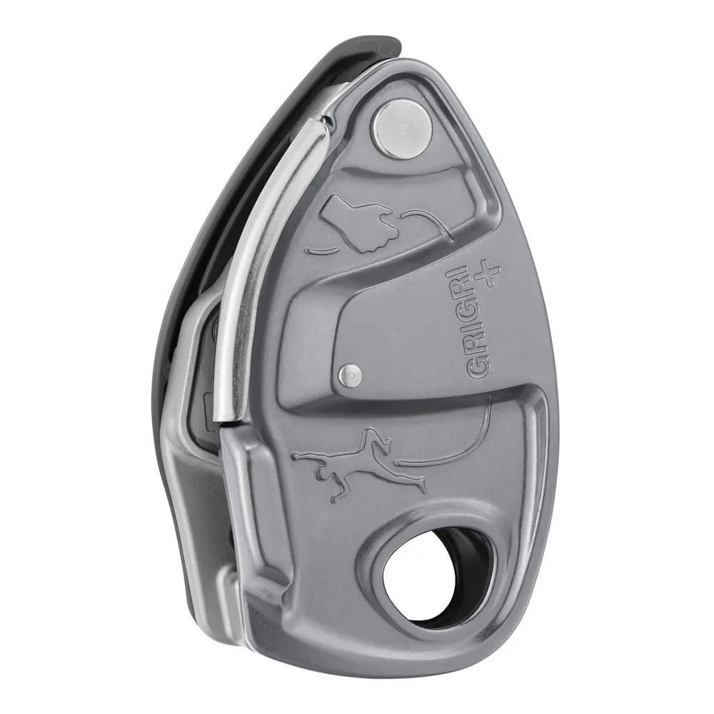 Petzl Grigri + Unterstütztes Bremssystem, Grey, One Size