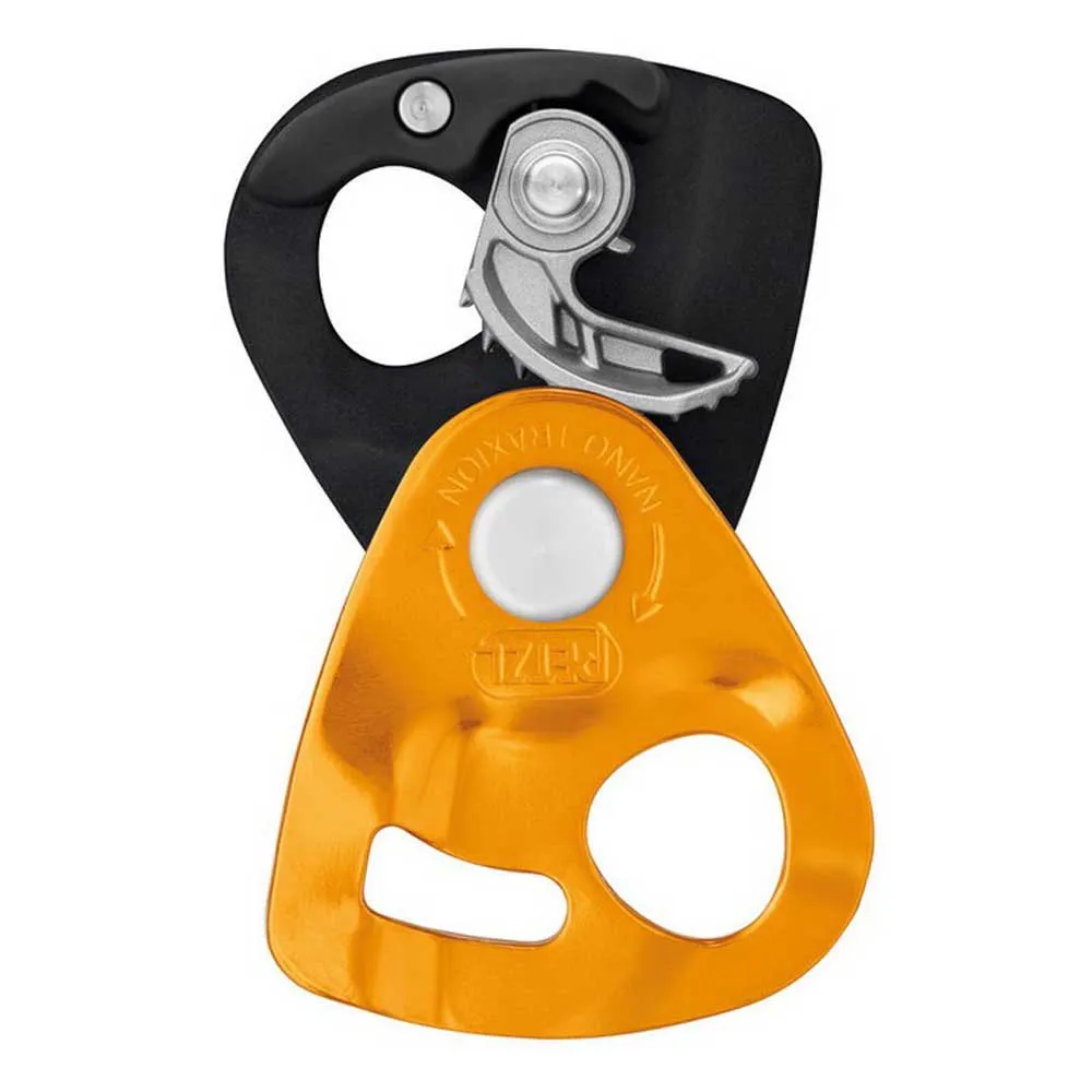 Petzl Nano Traxion Riemenscheibe, Orange, One Size Petzl Nano Traxion Riemenscheibe, Orange, One Size