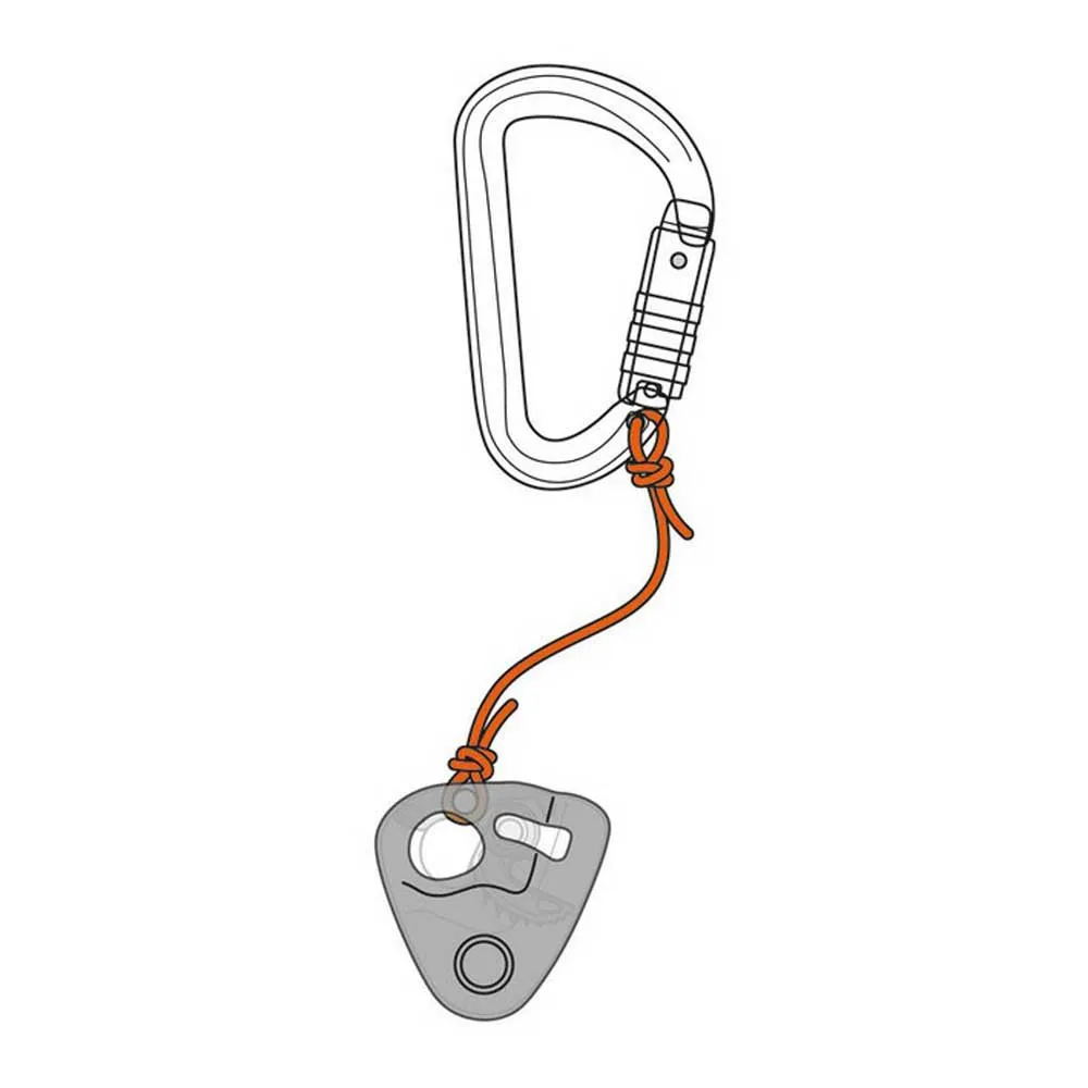 Petzl Nano Traxion Riemenscheibe, Orange, One Size Petzl Nano Traxion Riemenscheibe, Orange, One Size